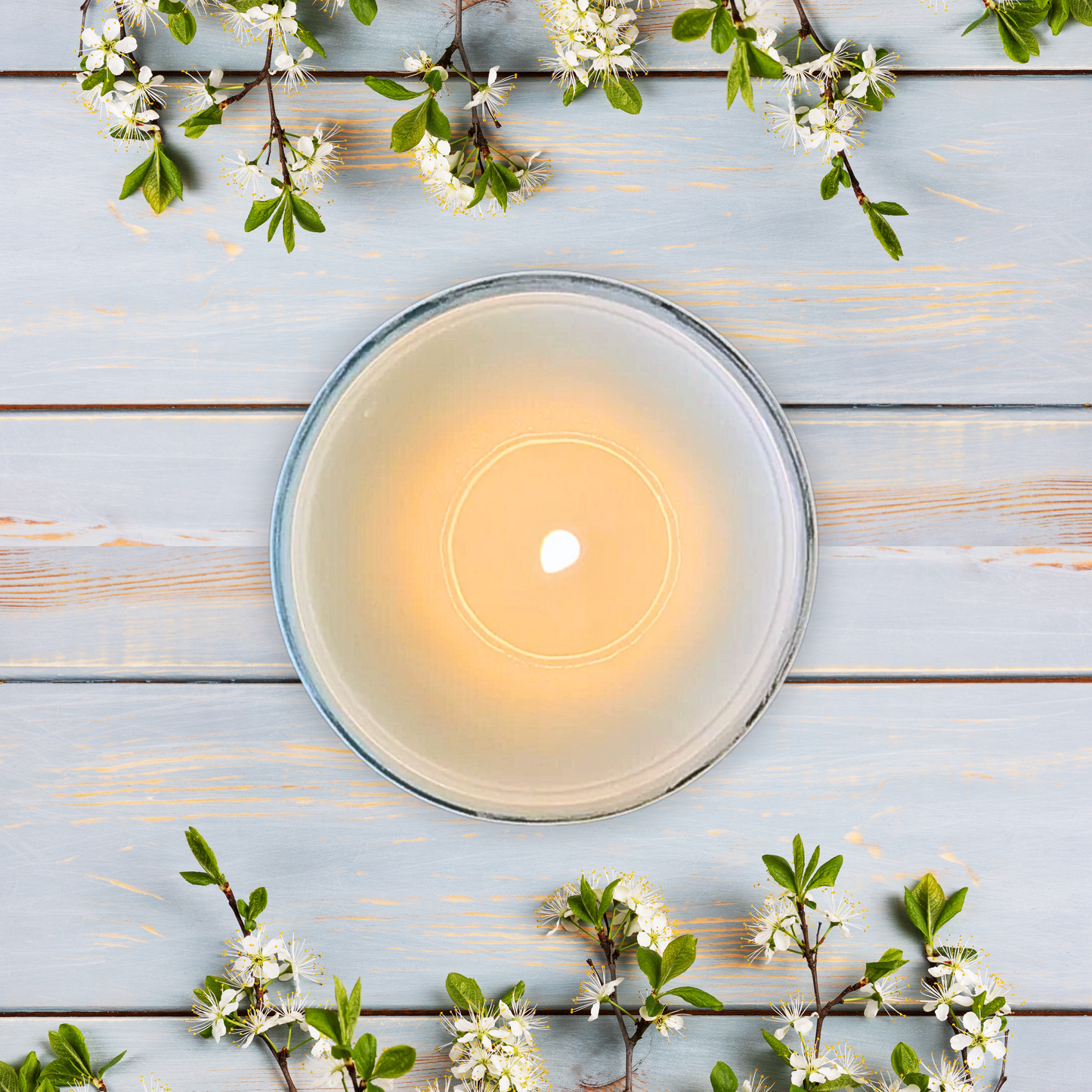 White Cherry Blossom Soy Candle