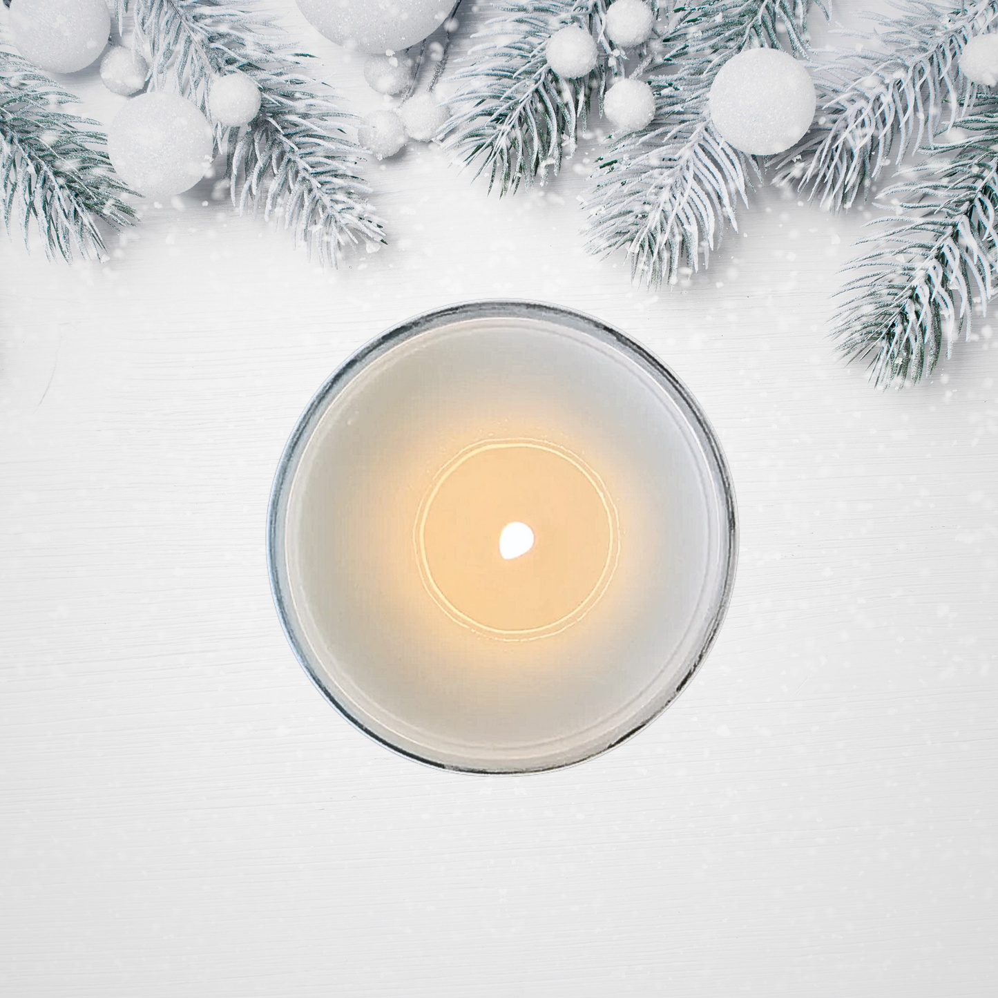 White Christmas Soy Candle